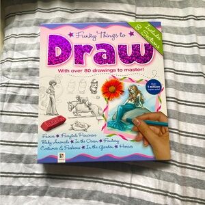 “Funky things to draw” Drawing guide book